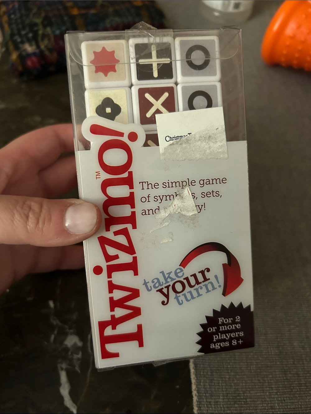 Twizzmo Take Your Turn! Game - White with Red Accents